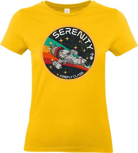 Serenity firefly class - serenity, firefly, retro, vintage, space, galaxy - Standard T-Shirt (Frauen)