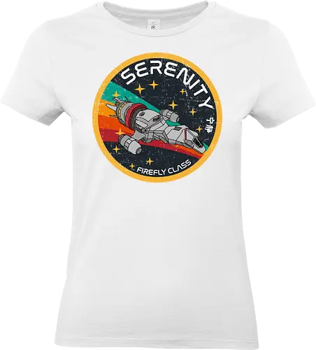 Serenity firefly class - serenity, firefly, retro, vintage, space, galaxy - Standard T-Shirt (Frauen)