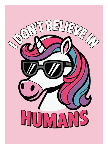 I don't believe in humans