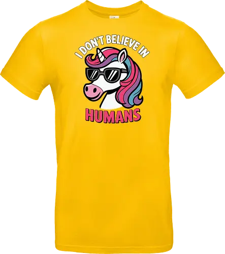 I don't believe in humans
