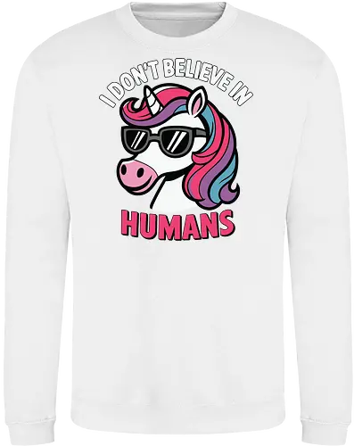 I don't believe in humans