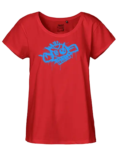 Gaming Monkey Blue - arcane, lol, Gaming, Gaming, monkey tag - Fairtrade Girl Shirt