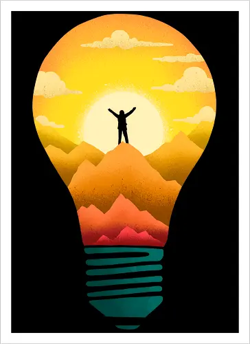 Eureka! Every idea is a peak to conquer