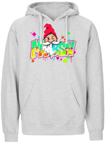Mr.Tobsn mit Gnom - mr, tobsen, mrtobsn, tobsn - Fairtrade Hoodie