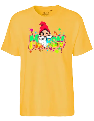 Mr.Tobsn mit Gnom - mr, tobsen, mrtobsn, tobsn - Fairtrade T-Shirt