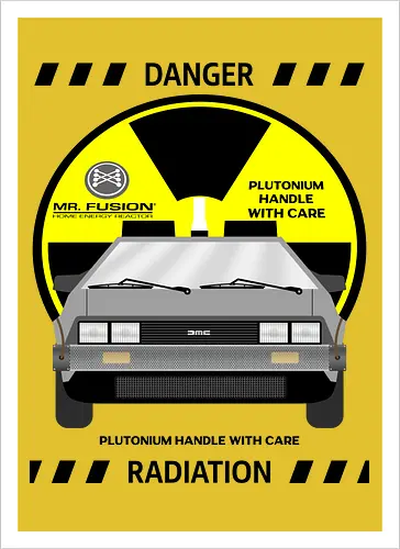 Plutonium: Handle With Care Vintage Art