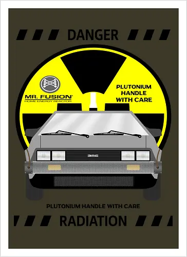 Plutonium: Handle With Care Vintage Art