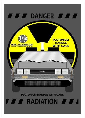 Plutonium: Handle With Care Vintage Art