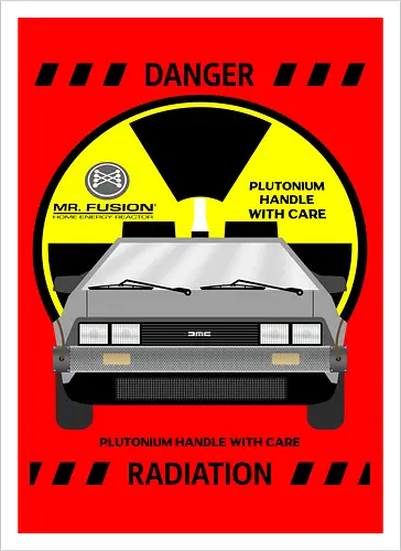 Plutonium: Handle With Care Vintage Art