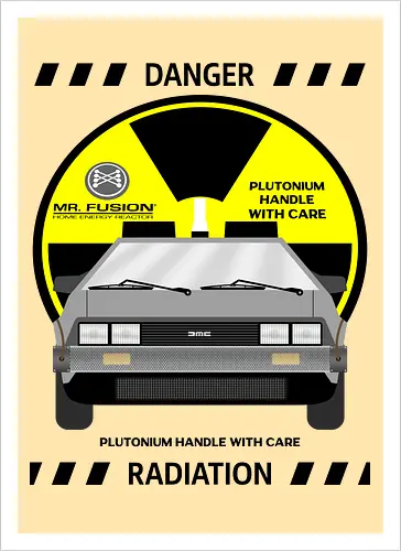 Plutonium: Handle With Care Vintage Art