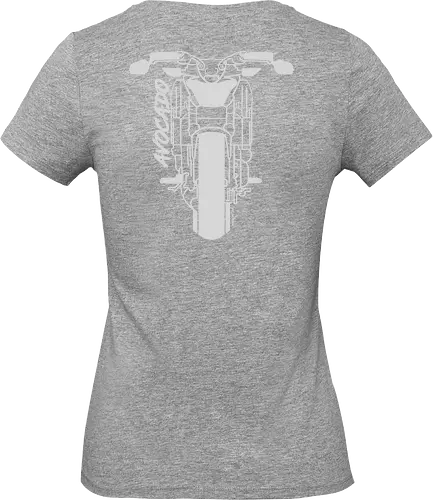 Kawasaki Z650, 2018, 2, cust, Weiß - Saisonstart2025, motorrad, bike, biker, Bremen, Niedersachsen, Oldenburg, Leer, Norden, Emsland, Cloppenburg - Standard T-Shirt (Frauen)