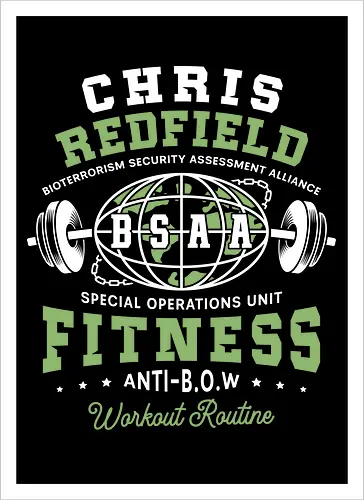Bsaa Redfield Fitness Emblem