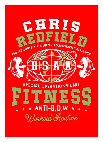 Bsaa Redfield Fitness Emblem