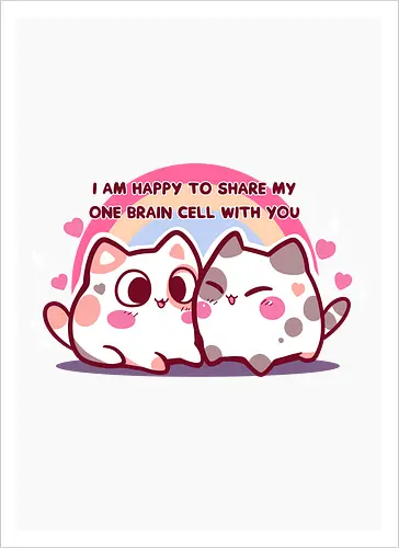 Happy to share my brain cell