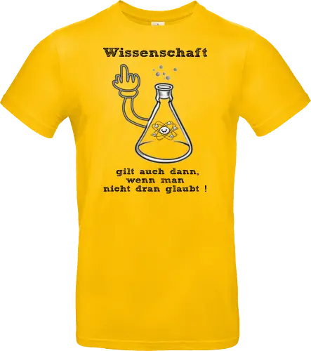 Wissenschaft gilt auch dann, wenn man  nicht dran glaubt ! (sw)