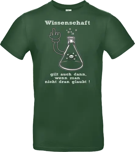 Wissenschaft gilt auch dann, wenn man  nicht dran glaubt ! (ws)