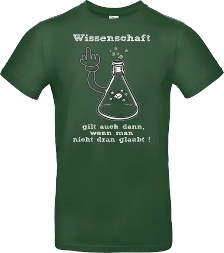 Wissenschaft gilt auch dann, wenn man  nicht dran glaubt ! (ws)