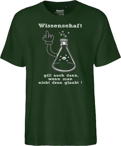 Wissenschaft gilt auch dann, wenn man  nicht dran glaubt ! (ws)