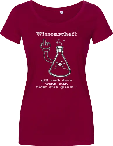 Wissenschaft gilt auch dann, wenn man  nicht dran glaubt ! (ws)
