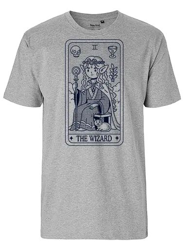The wizard - TAROT, CARD, CARD TAROT, POP, MAGIC, MAGICAL, WIZARD - Fairtrade T-Shirt