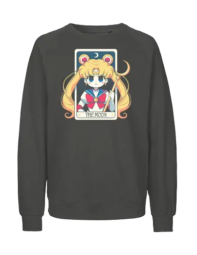 The Moon - anime, manga, sailor, moon, Sailor, serena, manga, japan - Fairtrade Sweatshirt