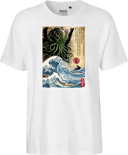 Great Cthulhu in Japan woodblock