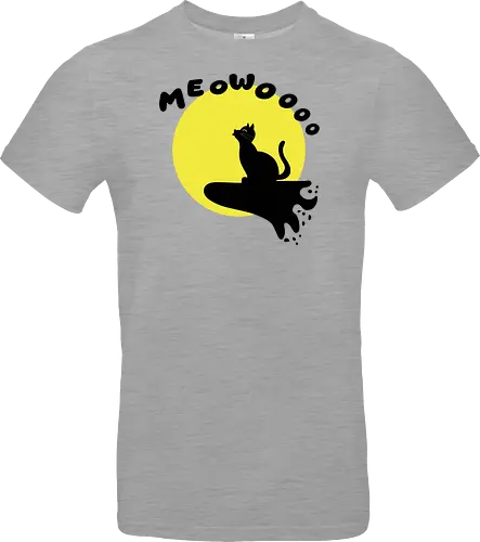Cat Howling at the Moon (Katze heult den Mond an)