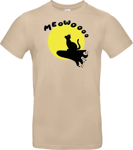 Cat Howling at the Moon (Katze heult den Mond an)