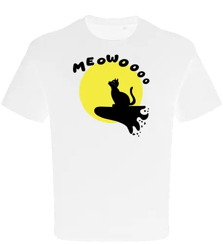 Cat Howling at the Moon (Katze heult den Mond an)