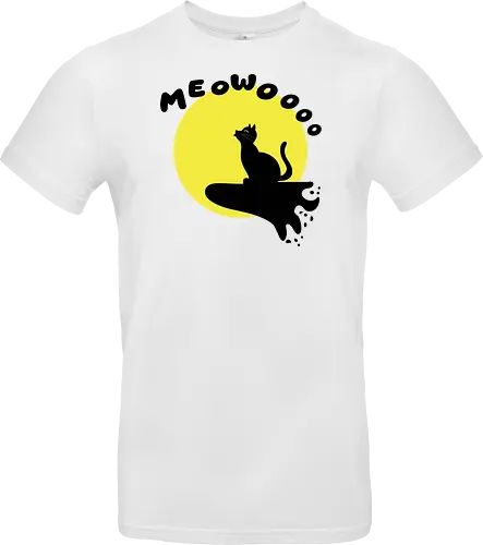 Cat Howling at the Moon (Katze heult den Mond an)