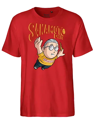 flying sakamoto  - shounen, sakamotodays, order, anime, manga, gangster, fatman, diet, oldman, cool, hitman - Fairtrade T-Shirt