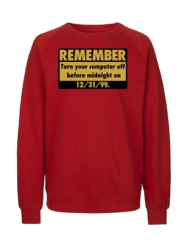 The Millennium Bug Vintage Art - vintage, game art, meme, memes, nerd, parody, pixel art, retro gaming, video game, arcade, game, funny quote, gaming, geek, humor, joke - Fairtrade Sweatshirt