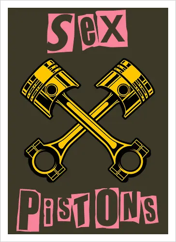 Sex Pistons Parody Art