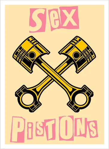 Sex Pistons Parody Art