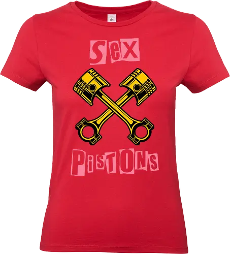 Sex Pistons Parody Art - ian curtis, joke, Music, meme, new order, parody, post punk, unknown pleasures, vintage, music, funny, pop, funny quote, funny sayings, geek, humor - Standard T-Shirt (Frauen)