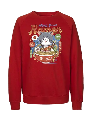 Mishelam Wonderland Mishy Ramen - legend heroes, crossbell, bracer guild, thors military academy, trails from zero, ramen, noodles, trails into reverie, trails of cold steel, gamer, gaming, video game, trails to azure, tio plato, mishy - Fairtrade Sweatshirt