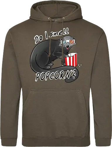 Binturong, Popcorn