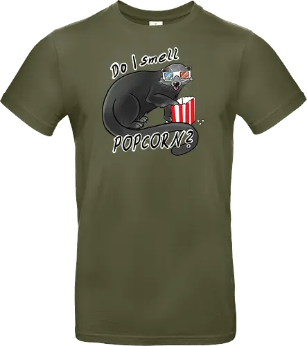 Binturong, Popcorn