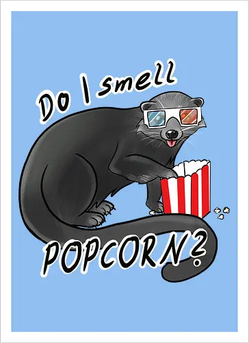 Binturong, Popcorn