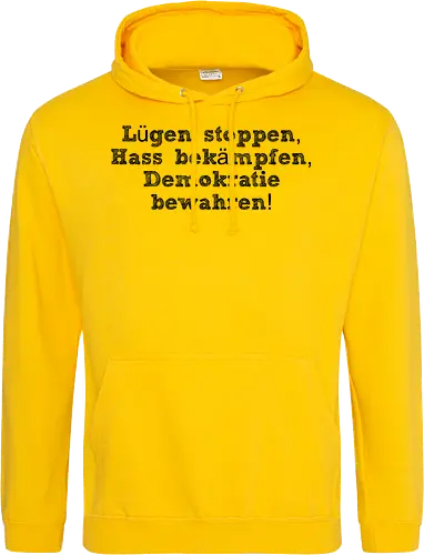 Lügen stoppen, Hass bekämpfen, Demokratie bewahren!