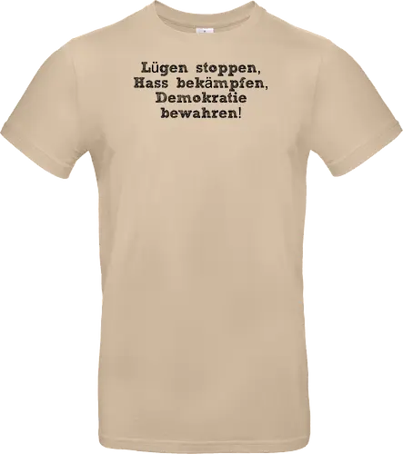 Lügen stoppen, Hass bekämpfen, Demokratie bewahren!