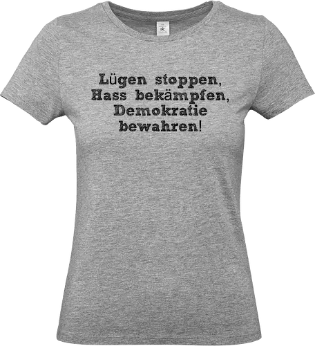 Lügen stoppen, Hass bekämpfen, Demokratie bewahren!
