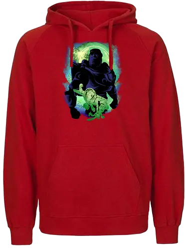 friendship never end - woody, buzz, lightyear, abstract, silhouette, sherif, astronaut, cartoon, bestfriend, valentine, love, care, family, 80s, cool, galaxy, negative space, glow, dramatic, movie, kids, children, childhood, 90s, friendship - Fairtrade Hoodie