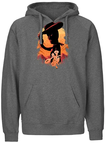 sweet memories - astronaut, cartoon, 80s, cool, galaxy, negative space, glow, dramatic, movie, kids, children, childhood, 90s, friendship, bestfriend, valentine, love, care, family, silhouette, sherif, woody, buzz, lightyear, abstract - Fairtrade Hoodie