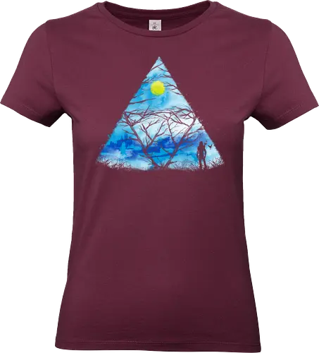 Song of winter - gaming, classic gaming, retrogaming, wild lands, Hero of Time - Standard T-Shirt (Frauen)