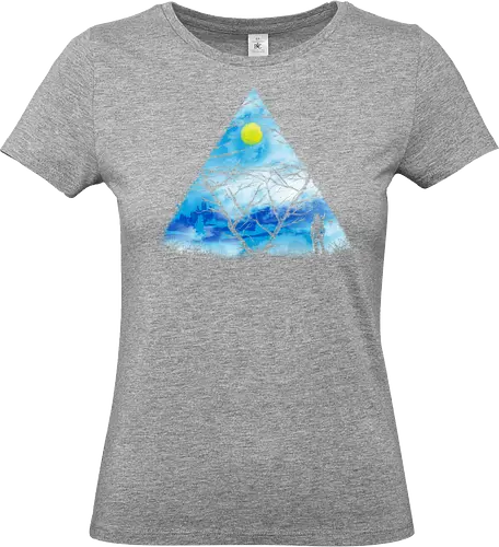 Song of winter - gaming, classic gaming, retrogaming, wild lands, Hero of Time - Standard T-Shirt (Frauen)