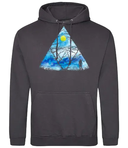 Song of winter - gaming, classic gaming, retrogaming, wild lands, Hero of Time - Standard Hoodie