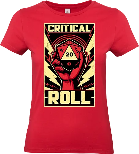 Critical Roll RPG Revolution - Rpg, Role-play, Role-playing, Dungeon Master, Pen and Paper, Dungeon, Dice, D20, Adventure, Fantasy, Critical Hit - Standard T-Shirt (Frauen)