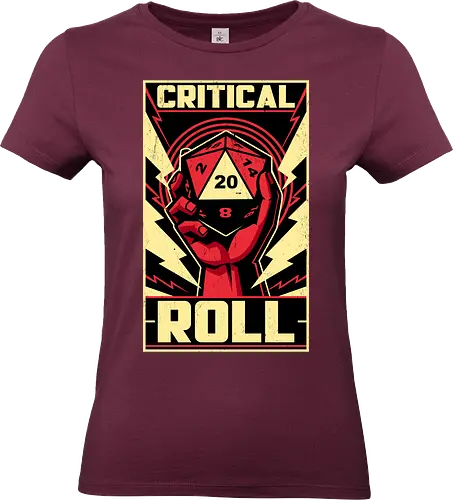 Critical Roll RPG Revolution - Rpg, Role-play, Role-playing, Dungeon Master, Pen and Paper, Dungeon, Dice, D20, Adventure, Fantasy, Critical Hit - Standard T-Shirt (Frauen)