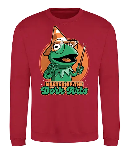 Dark Magic Frog  - puppet, animal, dark, occult, occultism, magic, magical, magician, cute, puppets, nerd, geek, fun, funny, frog - Sweatshirt